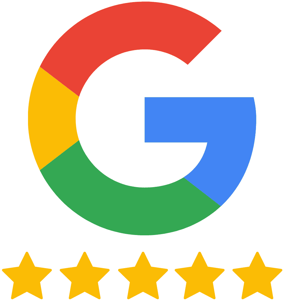 Google-Bewertung mit fünf Sternen